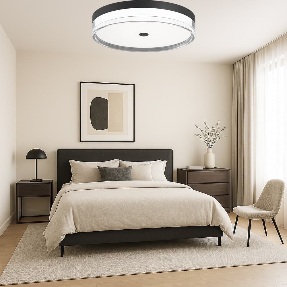 PLAFONIERA LED 32W A SOFFITTO MODERNA TECNOLOGIA CCT 3 TONALITÀ SELEZIONABILI BL400-3C - 12