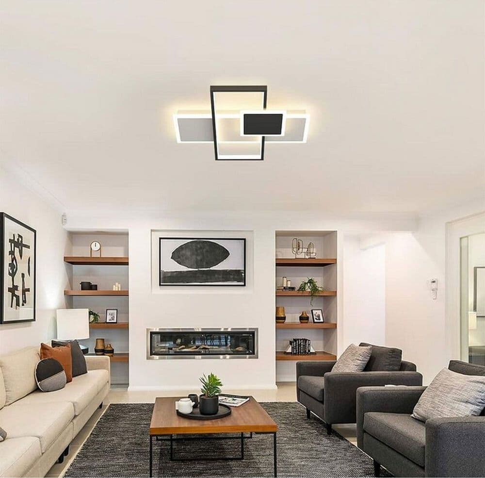 PLAFONIERA DA SOFFITTO A LED 46 W CON TECNOLOGIA CCT CON SWITCH 3 COLORAZIONE C60-3C - 7