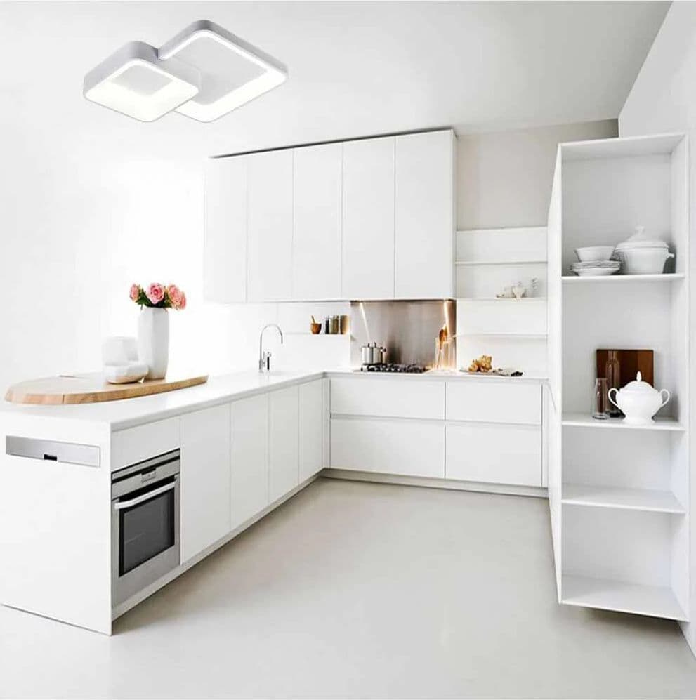 PLAFONIERA SOFFITTO LED 58W 2 QUADRATI LAMPADARIO CCT 3 COLORAZIONI 3000K A 6500K C59-3C - 10