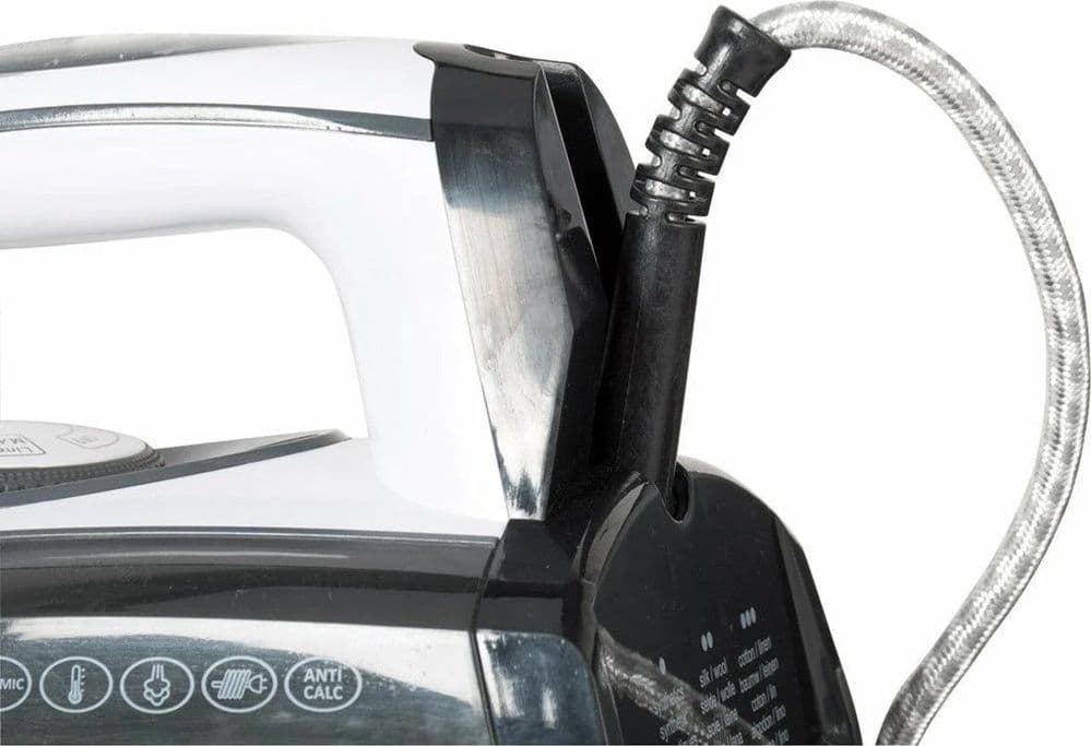 FERRO DA STIRO A VAPORE 2800W CAPACITÀ 400 ML PUNTA SLIM AUTOPULENTE STIRATURA A SECCO - 3