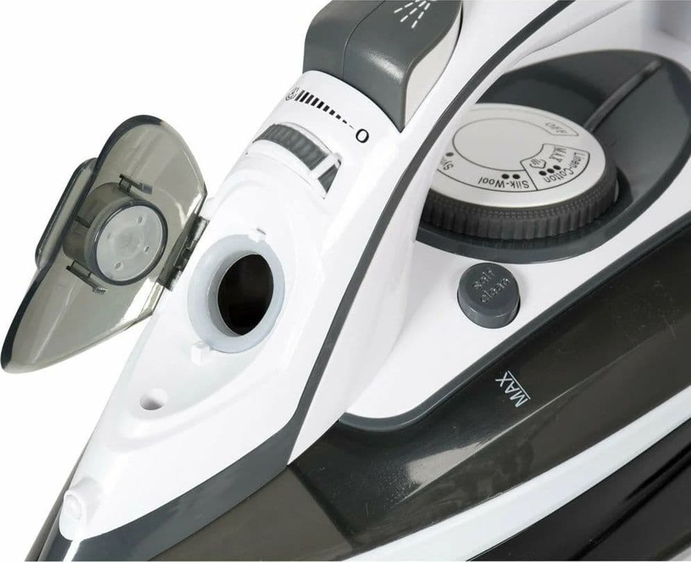 FERRO DA STIRO A VAPORE 2800W CAPACITÀ 400 ML PUNTA SLIM AUTOPULENTE STIRATURA A SECCO - 5