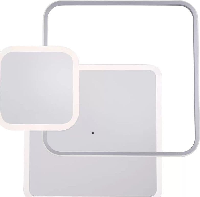 PLAFONIERA A 3 QUADRATI A LED A TRIPLA COLORAZIONE DI LUCE 48 W ULTRA MODERNO C31-3C - 7