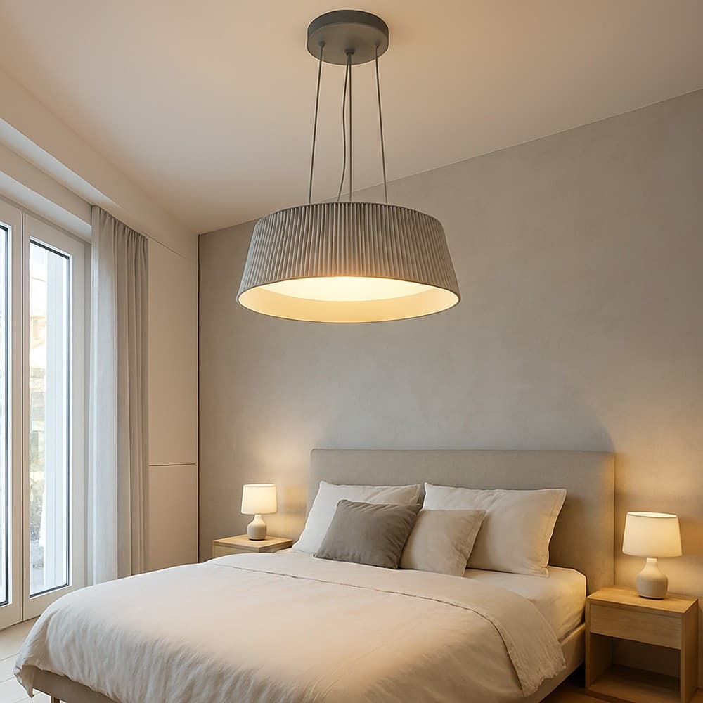 LAMPADARIO A LED 36 WATT 3240LM IP20 A SOSPENSIONE GRIGIO TECNOLOGIA CCT SWITCH B83-G3C - 4