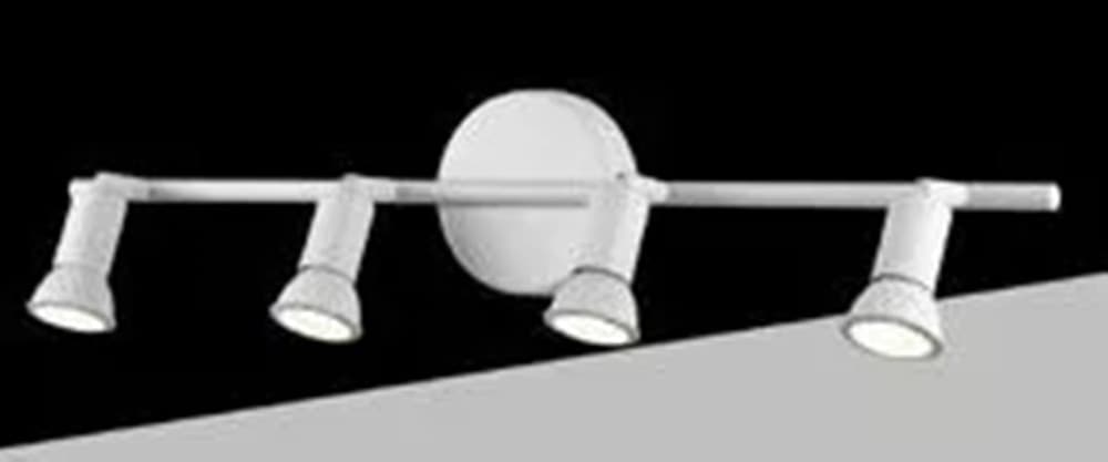 FARETTO SPOT LED ORIENTABILE DA SOFFITTO C72-B4 4XGU10 MAX.10W IP20 BIANCO DESIGN MODERNO - 3