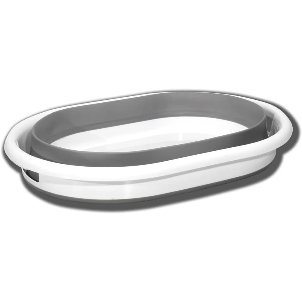 CESTA CONTENITORE PER BUCATO RICHIUDIBILE SALVASPAZIO 17 LITRI IN PLASTICA SILICONE - 5
