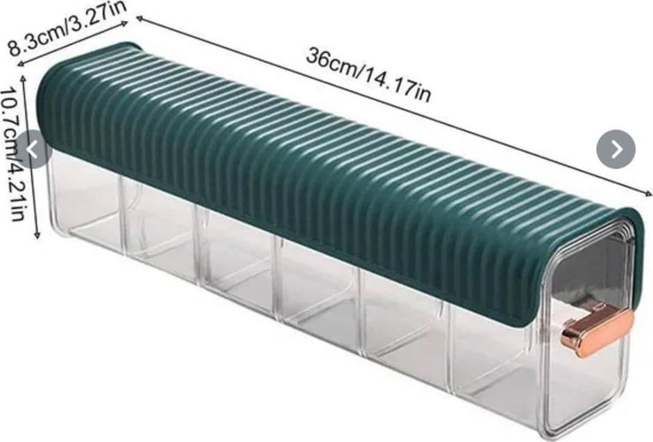 ORGANIZER BOX SCATOLA ORGANIZZATORE DA PARETE CON AUTOADESIVO CASSETTI CONTENITORE - 8