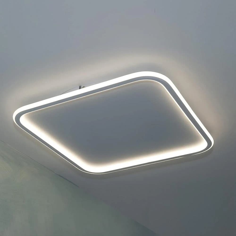 PLAFONIERA LAMPADA DA SOFFITTO QUADRATA 50W 4000LM CON BORDO TECNOLOGIA CCT IP20 C12-3C - 9