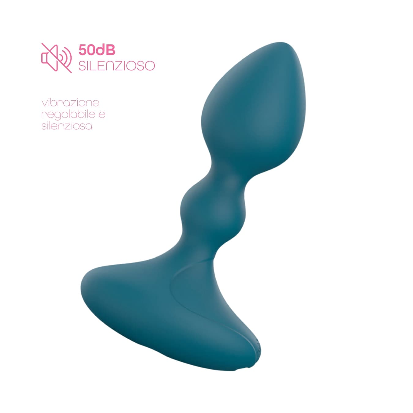 Vibratore Butt Plug Anale Vibrante con App in Silicone Morbido Stimolatore Smart - 15