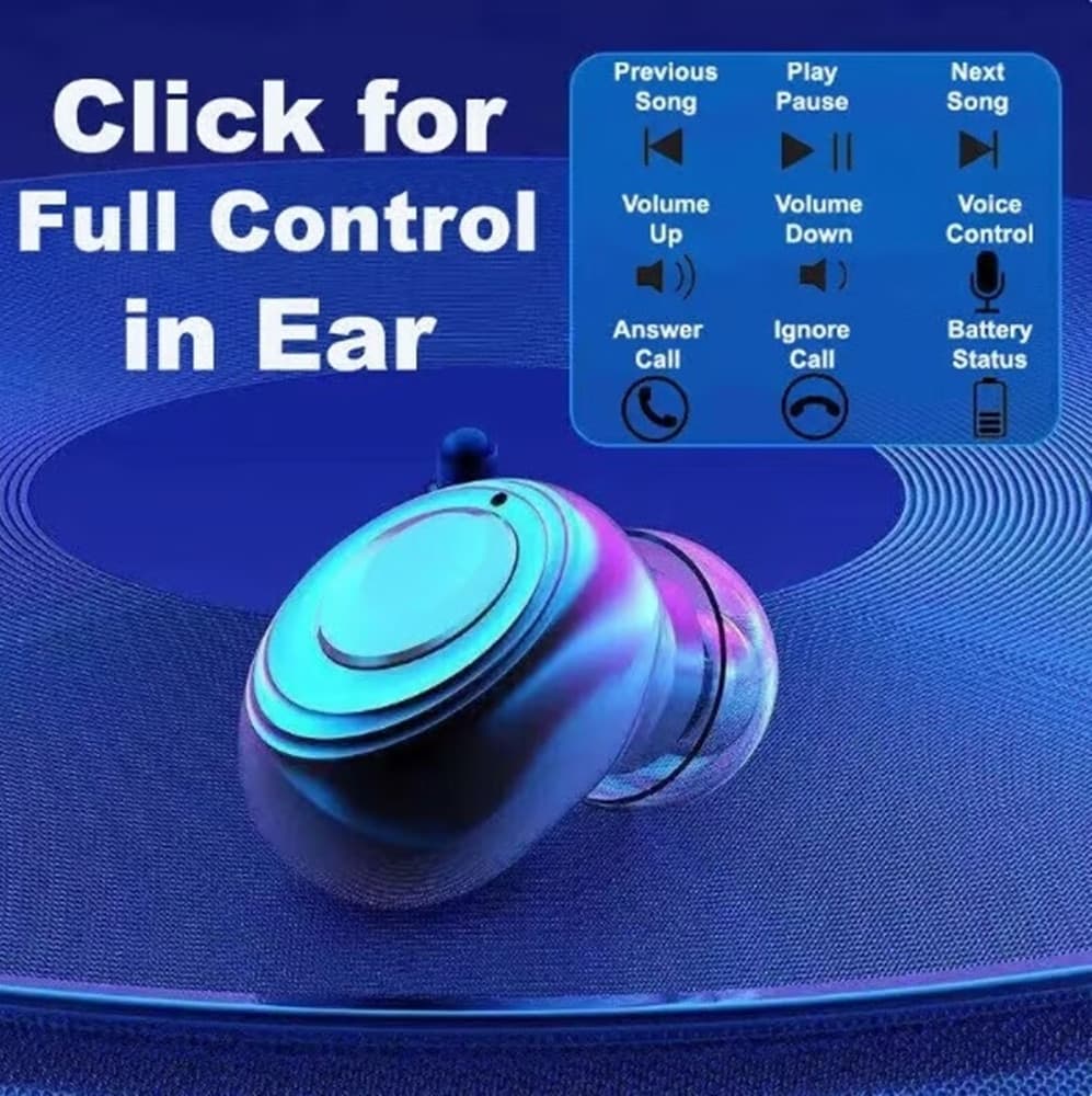 AURICOLARI SPORTIVI WIRELESS TWS CUFFIE BLUETOOTH 5.1 IMPERMEABILI SUONO AD ALTA FEDELTÀ - 8