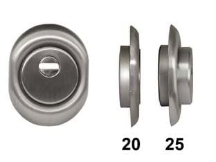 Defender Monolito a Vite BD250 Cromo Satinato 88 MMX68X25H. Disec - 2