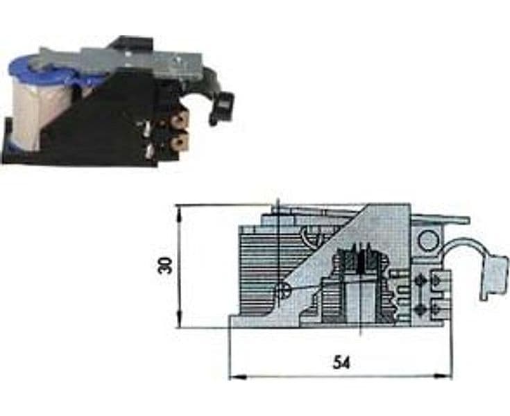 Bobine Tensione 12 V per Serratura Elettrica 07118 Dx (07118001) Cisa - 2