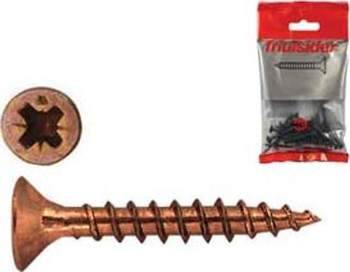 Viti per Truciolare Tps Pozidrive Bronzate Ø 4 mm MMX45 10 Blister - 2
