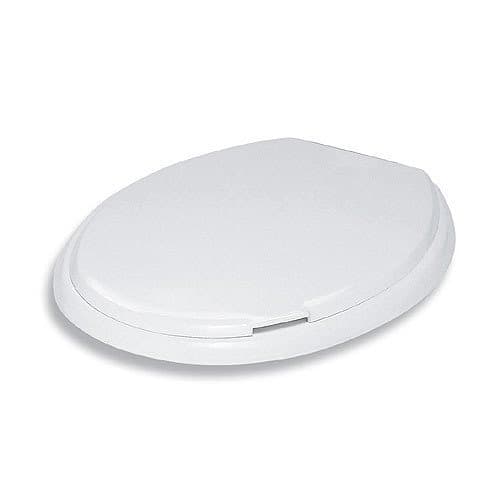 Sedile WC Gabbiano in Polipropilene Bianco 47 CMX38X4H. Stefanplast 2 Pezzi - 2