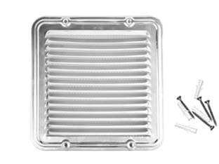 Griglia Aerazione Quadrata in Alluminio 23 CMX23 5 Pezzi - 2