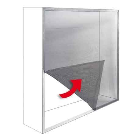 Zanzariera Adesiva Ecco 130 x 150 cm Bianca - 2