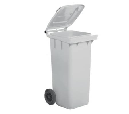 Bidone per la Raccolta Differenziata 120 l Colore Bianco - 4
