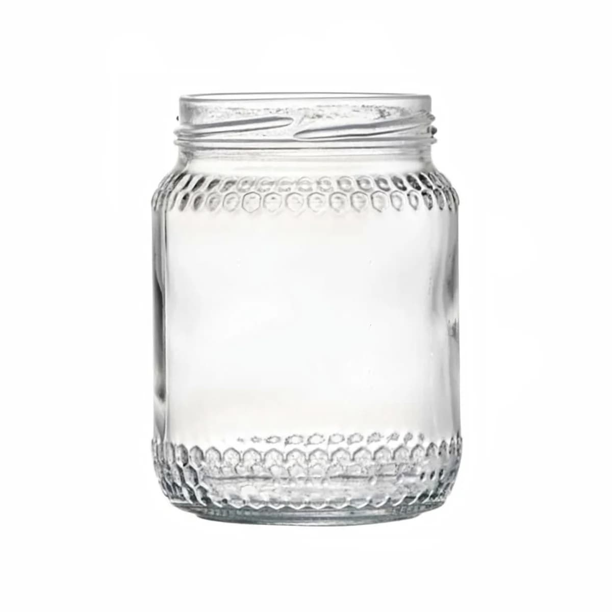 Vaso in Vetro Miele 773 Cc Imb. Ø 82 mm 12 Pezzi - 4