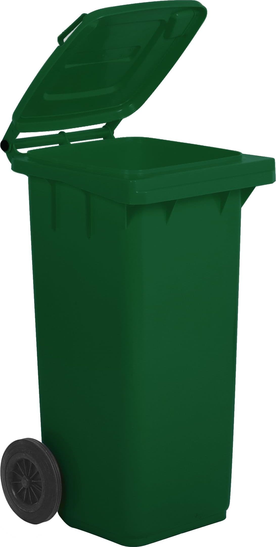 Bidone per la Raccolta Differenziata 120 l Carrellato Colore Verde per Uso – Autres