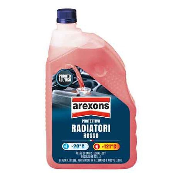 Liquido Radiatori Pronto All Uso Rosso Arexons 2 l - 2