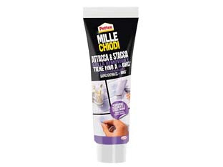 Pattex Millechiodi Attacca e Stacca Trasparente 44 g Henkel 12 Blister