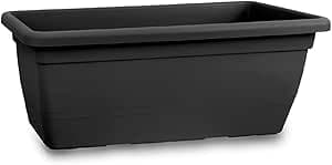 Fioriera Rettangolare Anthea Cm 100 x 45 x 40H Col Antracite - 3