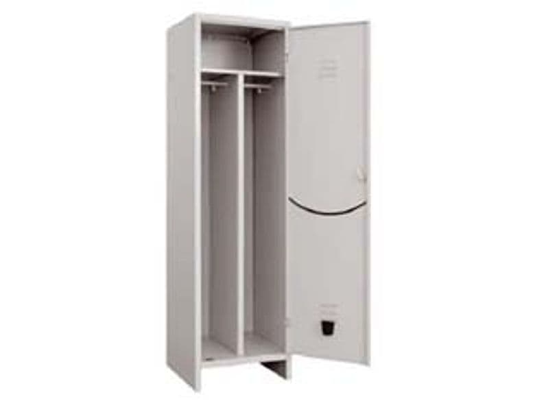 Armadio Spogliatoio Sporco Pulito ad Una Anta Montato 50 CMX50X180H - 2