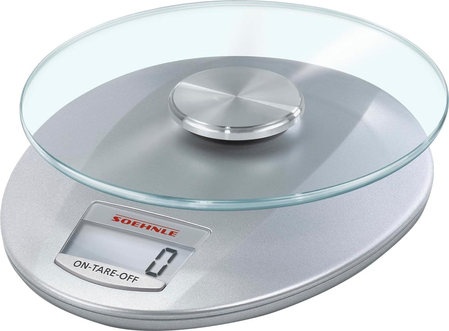 Bilancia da Cucina Digitale Roma Silver con Piatto in Vetro Rimovibile - 5