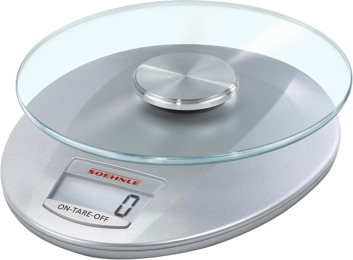 Bilancia da Cucina Digitale Roma Silver con Piatto in Vetro Rimovibile - 5