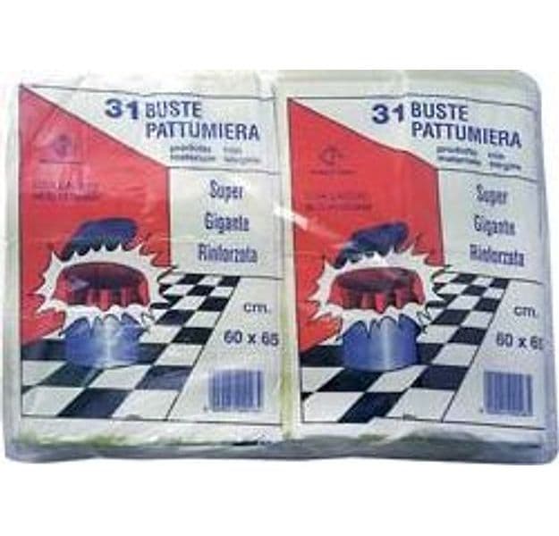 Sacco Pattumiera con Laccio di Chiusura Giallo PZ.31 60 CMX65 480 g 20 - 2