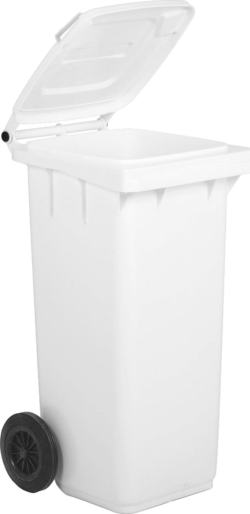 Bidone Quadro Nettezza Urbana con Ruote 120 l 48 CMX57X95H. Bianco Ics