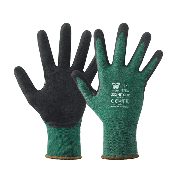 Guanto Professionale Antitaglio Nitcut Neri Tg. 8 12 Paia - 3