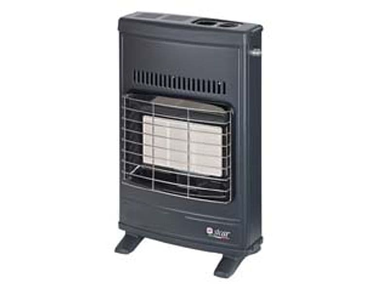 Stufa Infrarossi a Gas Metano Ventilata 4200 W Grigia Misure 42,5 - 2