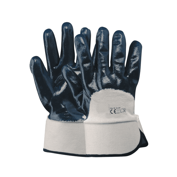 Guanto Cotone Impregnato Nbr Blu Tg. 9 12 Paia - 2