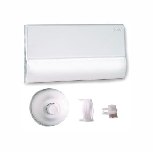 Placca di Copertura + Pulsante per Cassetta Incasso Bianco Pucci 80007510 - 3
