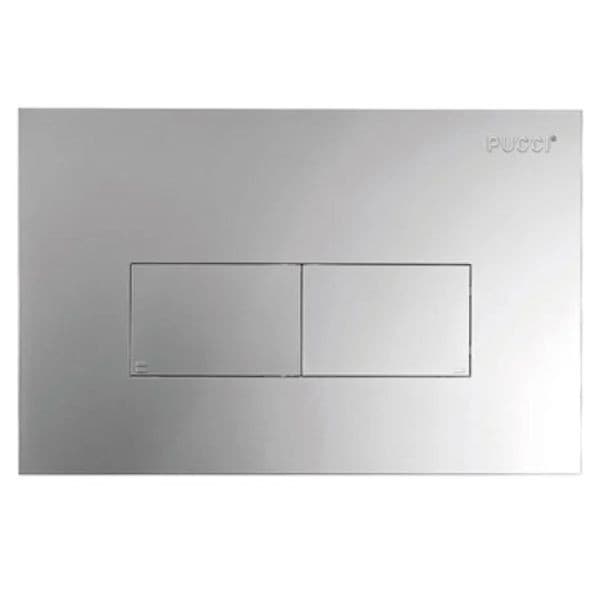 Kit Eco Doppio Tasto Telaio + Placca CM.33 SP.1,2 Cromata Pucci 80179562 - 5