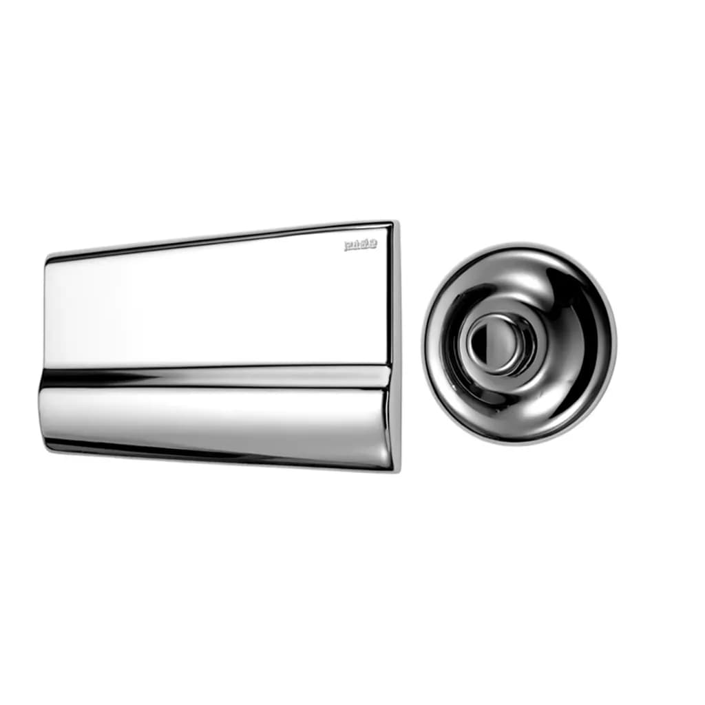 Placca di Copertura + Pulsante per Cassetta Incasso Cromato Pucci 80007512 - 2