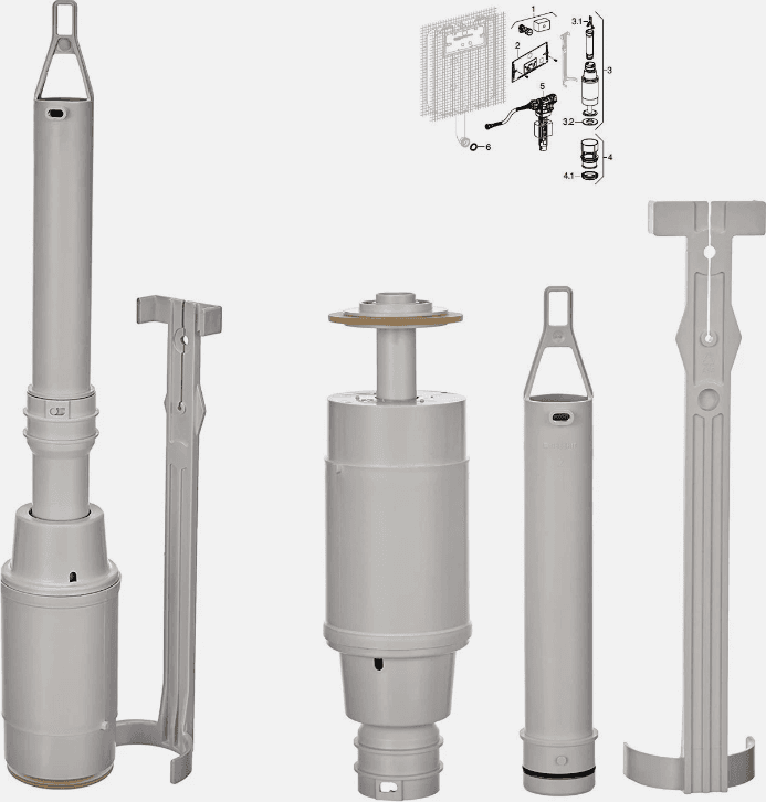Geberit Campana Completa per Twin Line 215.299.1 Kit Completo - 6