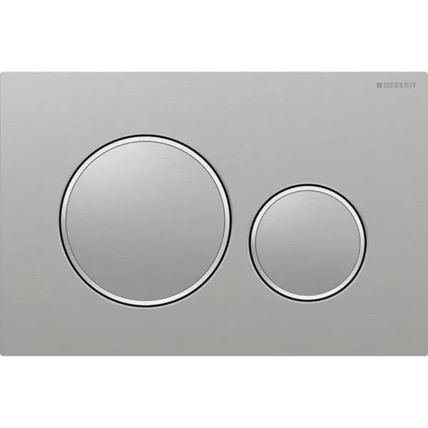Placca di Comando SIGMA20 Doppio Tasto Acciao INOX Geberit - 5