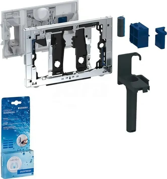 Sistema Duofresh con Igienizzante per Sigma 8 Placca Cassetta Geberit - 10