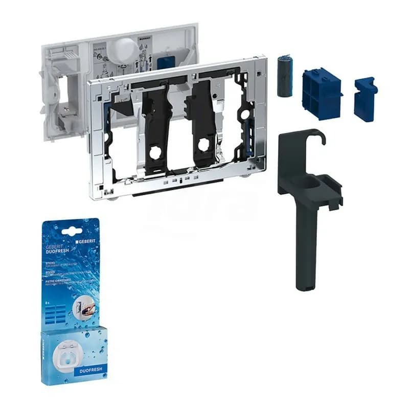 Sistema Duofresh con Igienizzante per Sigma 8 Placca Cassetta Geberit - 10