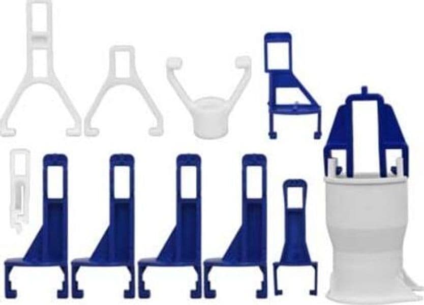 Kit Staffa per Campana Cassetta Ricambio Geberit 241.167.1 - 3