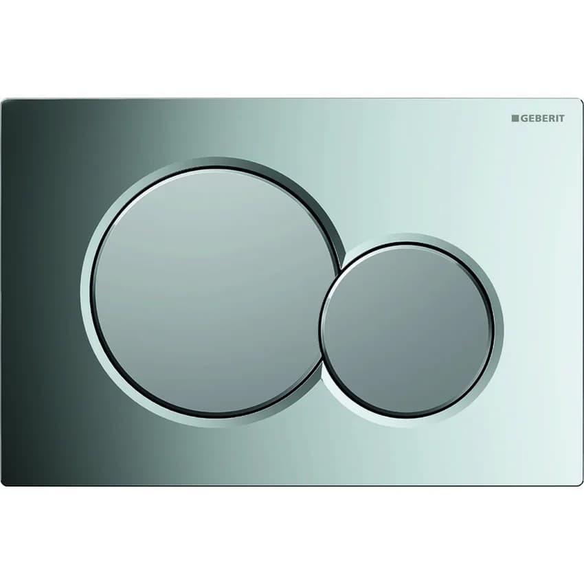 Placca di Comando SIGMA01 Doppio Tasto Cromo Satinata Geberit - 4