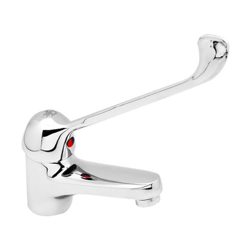 Monocomando Lavabo con Leva Clinica Serie Ines (Hydrall) Cromo - 3