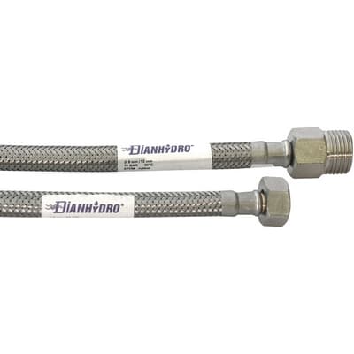 Flessibile INOX Modello Prolungato Cm 25 Dh MF ? x ½ - 3