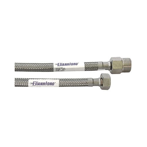 Flessibile INOX Modello Prolungato Cm 020 Dh MF 1/2 x 1/2 - 3