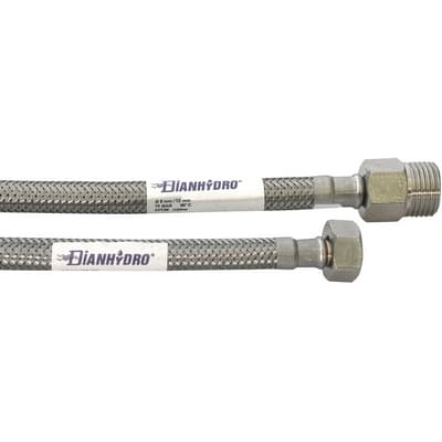 Flessibile INOX Modello Prolungato Cm 35 Dh MF ½ x ? - 3