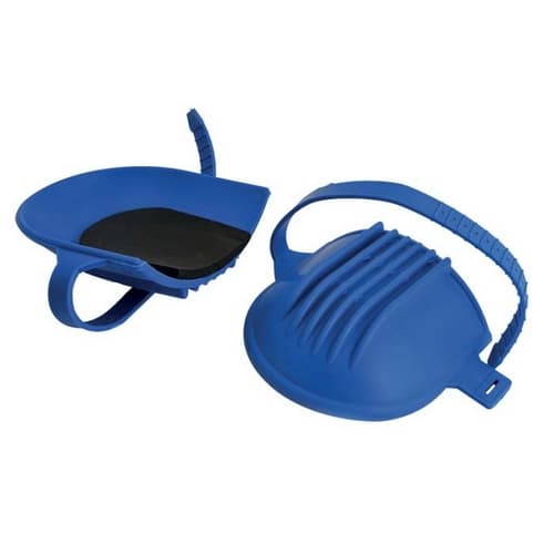 2 Pezzi Ginocchiere per Piastrellista in Gomma FF Blu - 3