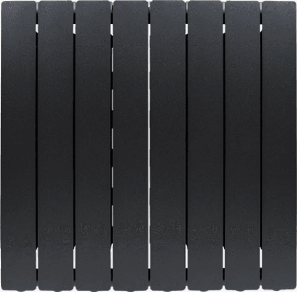 Radiatore in Alluminio Blitz Super B4 H600 5 Elementi Black Coffee Fondital