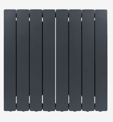 Radiatore in Alluminio Blitz Super B4 H800 8 Elementi Slate Grey Fondital - 2