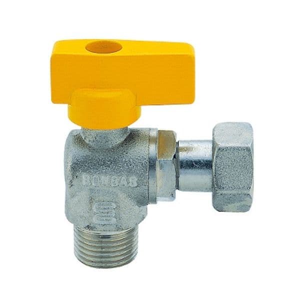 Rubinetto a Sfera per Gas a Squadra Maschio Enolg 3/4 x 3/4 DN 20 – Enolgas